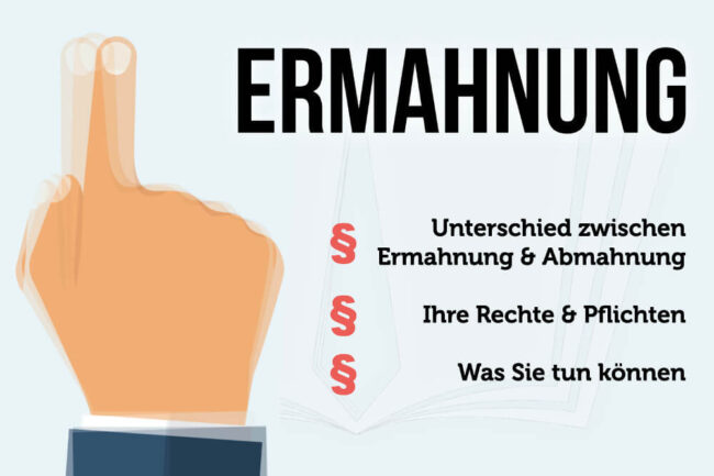 Ermahnung: Muster, Bedeutung, Tipps zur Reaktion