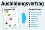 Ausbildungsvertrag Definition Beispiel Inhalt Worauf Achten