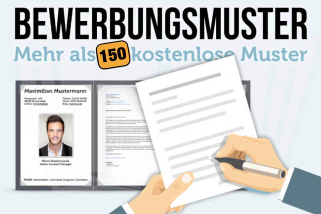 Bewerbungsmuster: 150 kostenlose Muster + Tipps