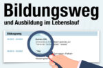 Ausbildung Im Lebenslauf Bildungsweg Nennen Beispiel Muster Tipps