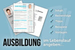 Ausbildung Im Lebensweg Beispiel Muster Angaben Vorlage Tipps