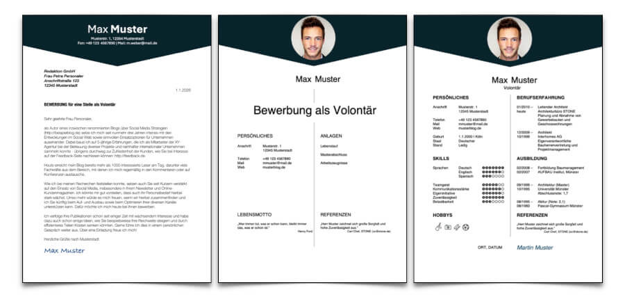 Bewerbungsmuster Berufseinsteiger Volontär Muster Kostenlos Word