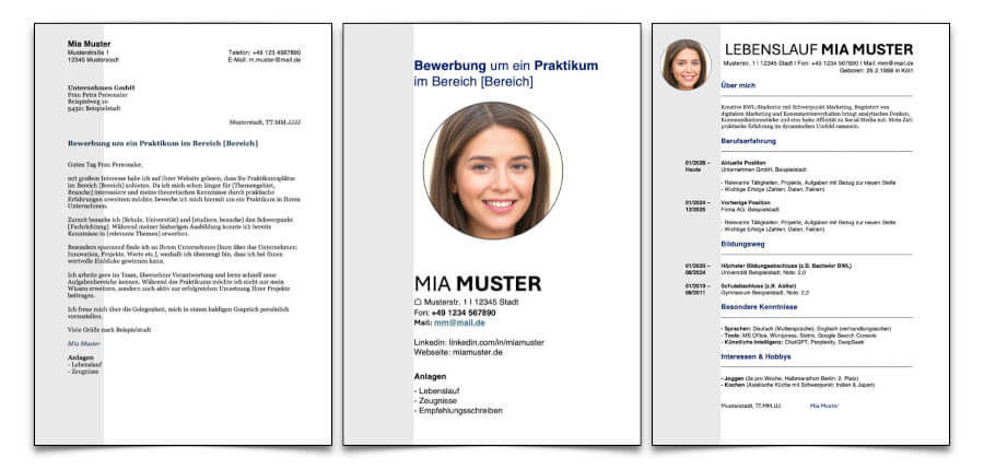 Bewerbungsmuster Grau Modern Einfach Muster Word.jpg