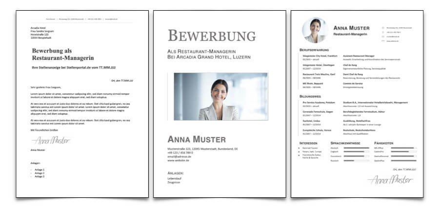 Bewerbungsmuster Word Kostenlos Leiter Führungskraft Muster 2