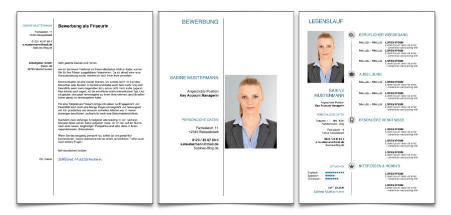 Bewerbungsmuster Word Kostenlos Muster Schlicht 2
