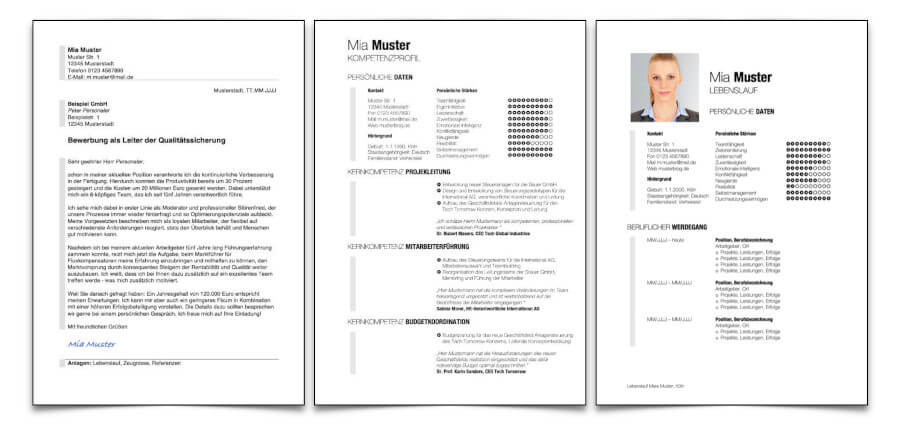 Bewerbungsvorlagen Kostenlos Word Fühungskraft Kompetenzprofil Muster