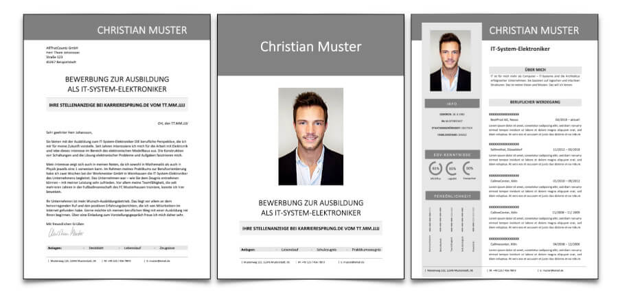 Bewerbungsmuster Kostenlos Word Karrierebibel Fachkraft 3