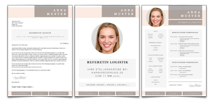 Bewerbungsmuster Kostenlos Word Muster Einsteiger 2