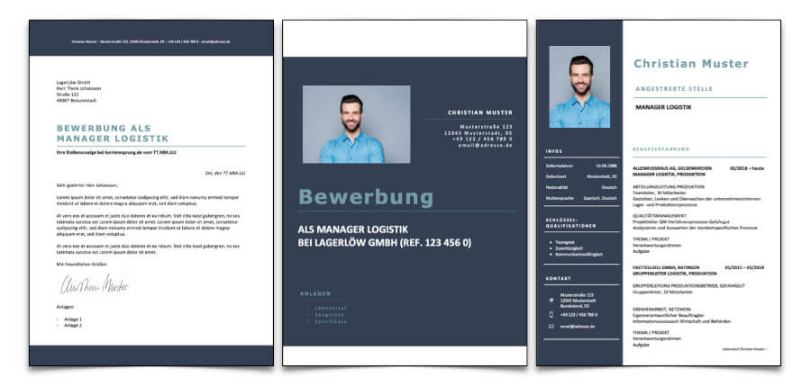 Bewerbungsmuster Kostenlos Word Kreativ Beispiel 3