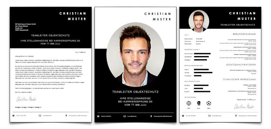 Bewerbungsmuster Kostenlos Word Kreativ Beispiel 4