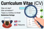 Curriculum Vitae Englisch Cv Resume Deutsch Vorlage