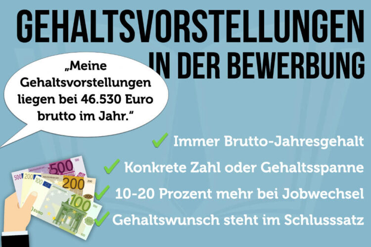 Absage Gehaltsvorstellung Zu Hoch Muster Gehaltsvorstellung Bewerbung: Wie formulieren? 15 Beispiele