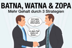 Batna Watna Zopa Gehalt Verhandlung Strategien Alternative Bedeutung