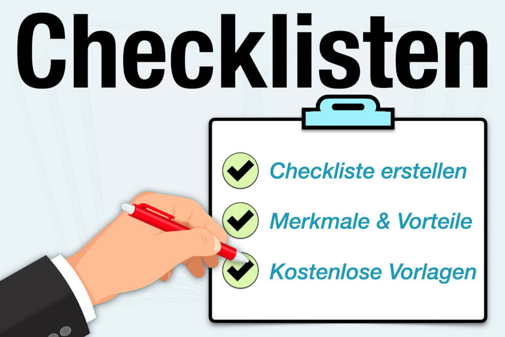 Checklisten Vorlagen Checkliste Erstellen Anleitung Kostenlos