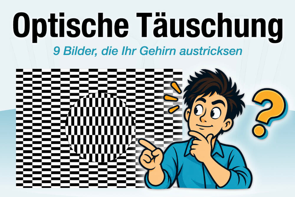 Optische Taeuschungen Beispiele Bilder Bedeutung Erklaerung Psychologie Gehirn