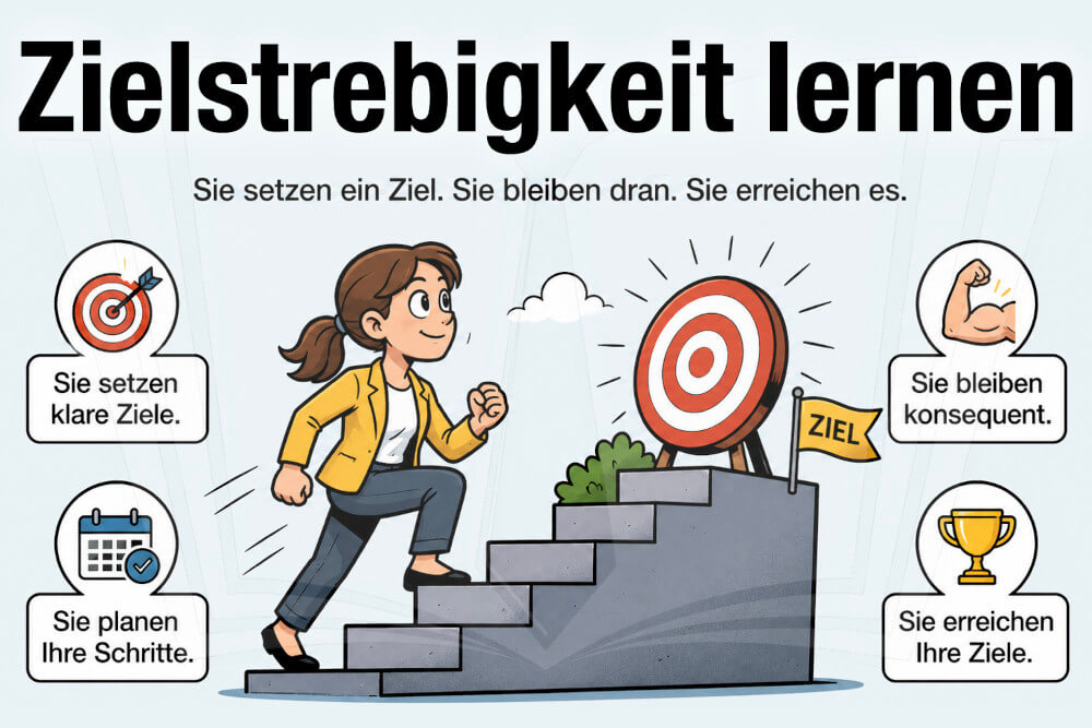 Zielstrebigkeit Bedeutung Definition Lernen Entwickeln Tipps