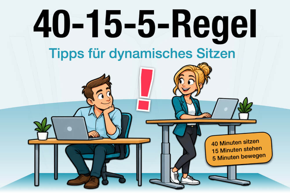 40 15 5 Regel Dynamisches Sitzen Einfach Erklaert