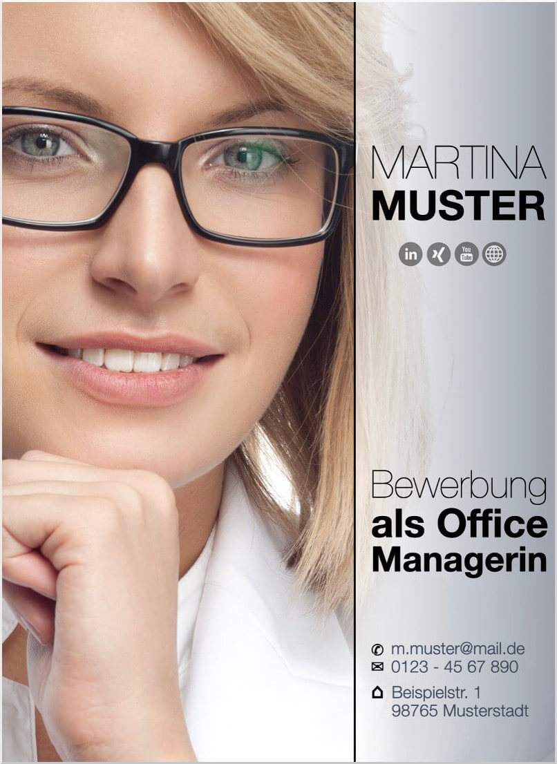 Deckblatt Bewerbung Muster Kostenlos Vorlage Beispiel 002