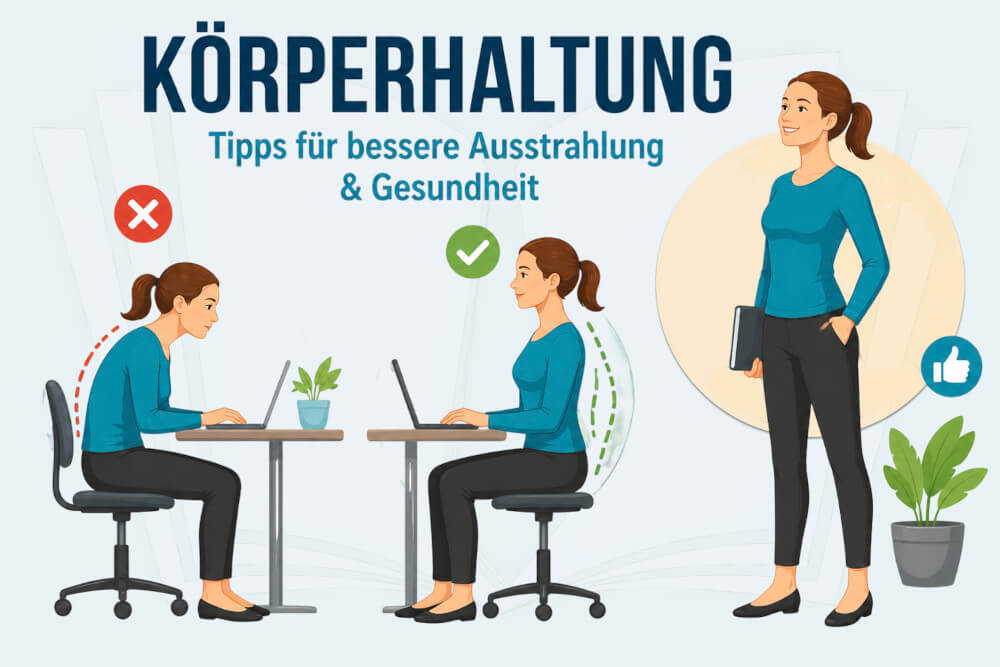 Koerperhaltung Wirkung Bedeutung Beispiele Verbessern Tipps