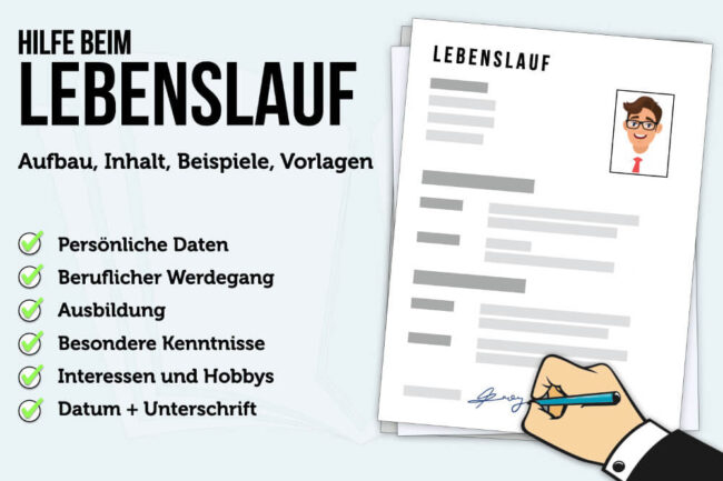 Lebenslauf: Vorlagen + Anleitung: Wie erstellen?