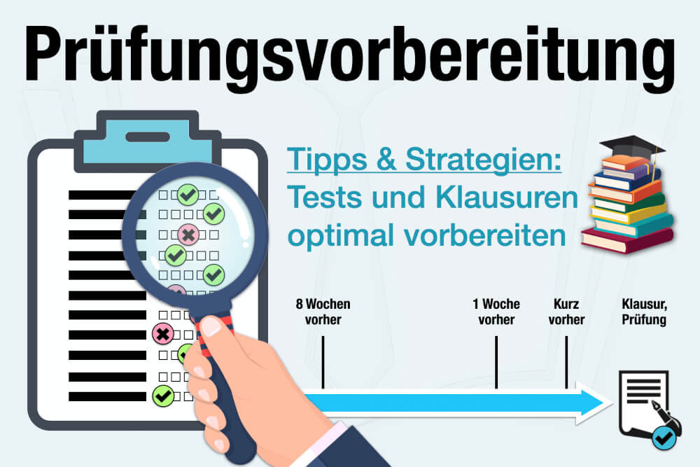 Pruefungsvorbereitung Tipps Strategien Wochen Stunden Vorher