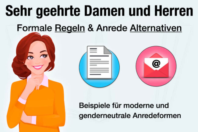 „Sehr geehrte Damen und Herren“: Tipps + Alternative