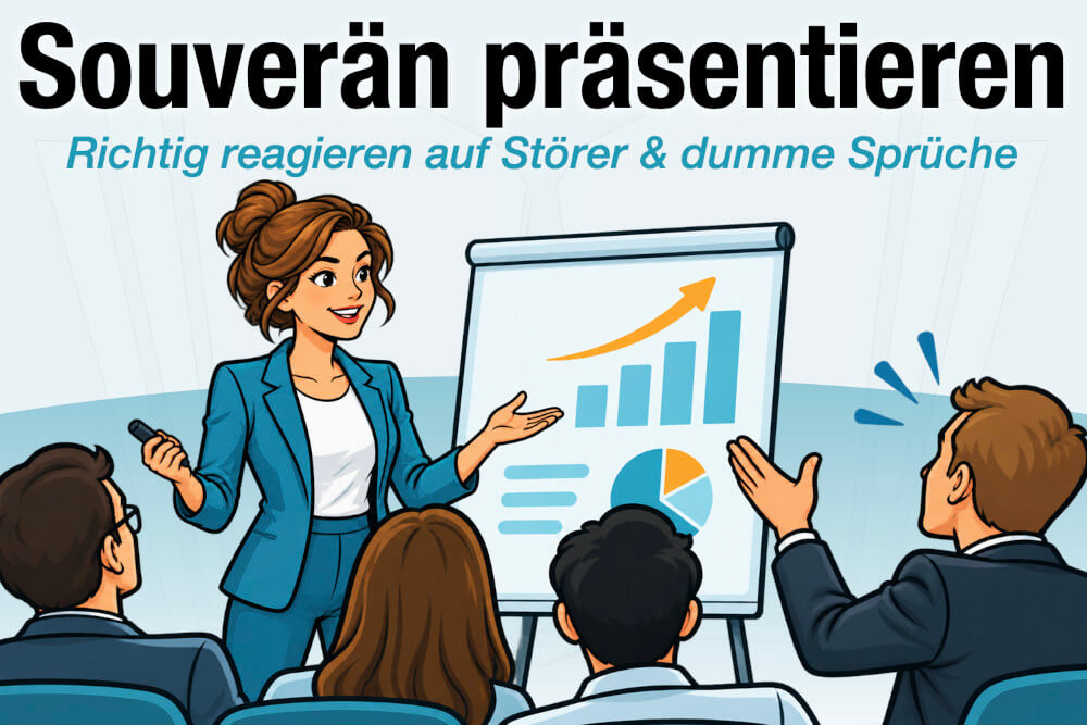 Souveraen Praesentieren Tipps Stoerung Dumme Sprueche