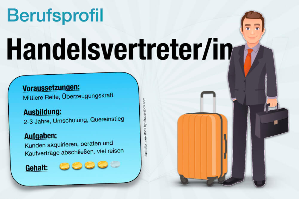Beruf Handelsvertreter Ausbildung Gehalt Jobs Aufgaben Karriere