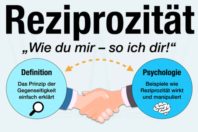 Reziprozität: Definition, Beispiele + Psychologie dahinter