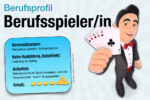 Berufsspieler Pokerspieler Gehalt Ausbildung Jobs Karriere
