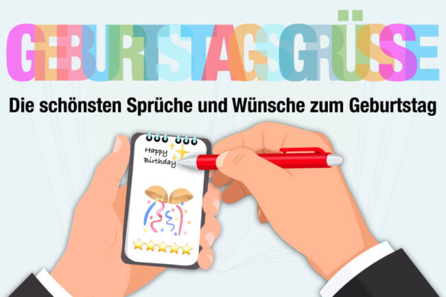 Geburtstagsgrüße: Die 80 schönsten Grüße zum Geburtstag