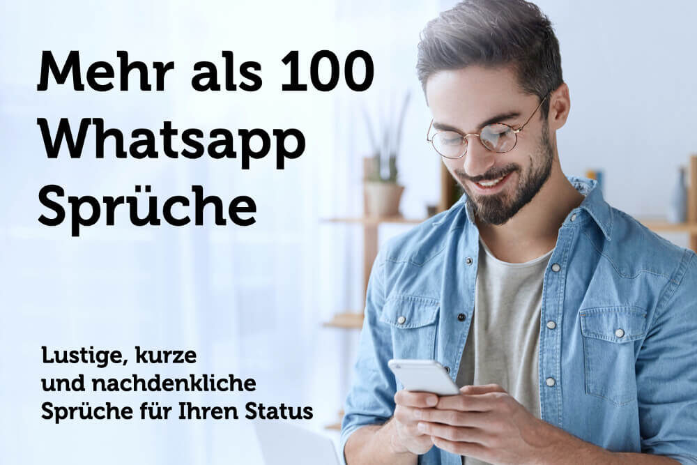 Whatsapp sprüche profilbild Schöne Sprüche