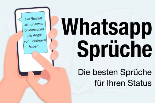 171 Whatsapp Sprüche + Bilder: zum Nachdenken + Leben