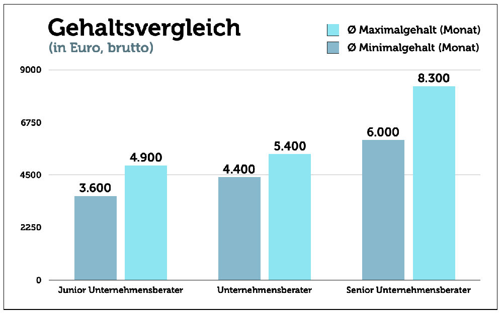 Unternehmensberater Gehalt Lohn