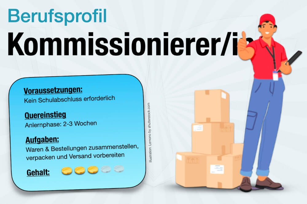 Beruf Komissionierer Ausbildung Gehalt Jobs Aufgaben Karriere