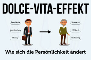 Dolce Vita Effekt Persoenlichkeit Entwicklung Alter Rente Berufseinstieg