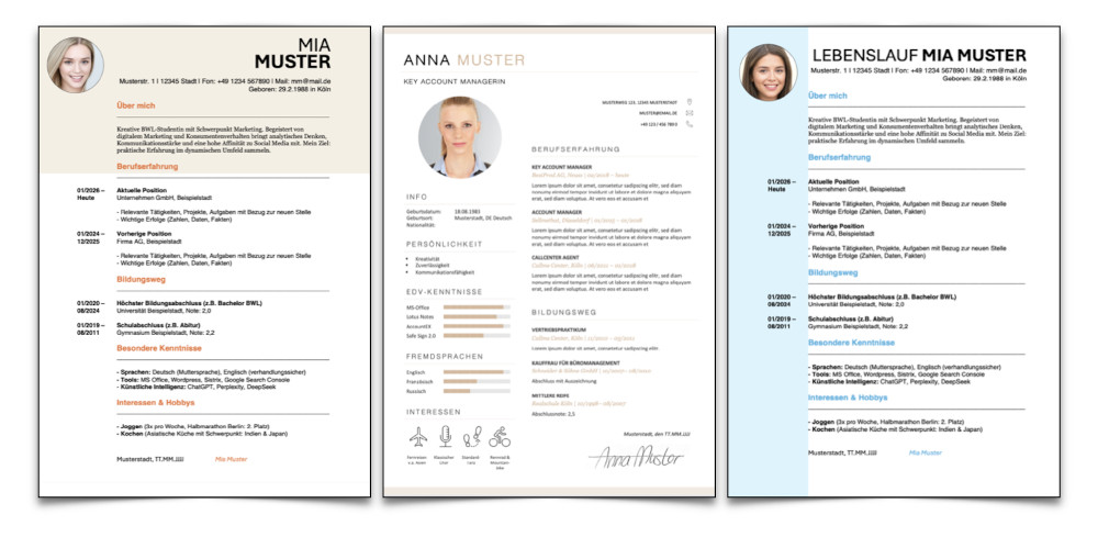 Schüler Lebenslauf Vorlage Kostenlos Word Muster Schuelerpraktikum
