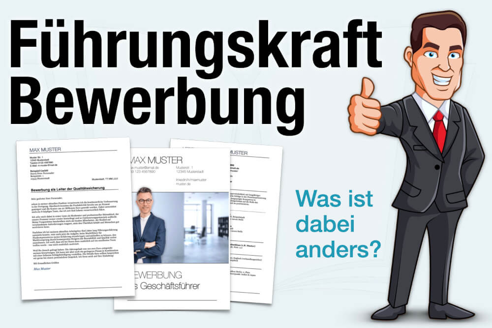 Bewerbung Fuehrungskraft Vorlage Muster Beispiele Anschreiben Lebenslauf