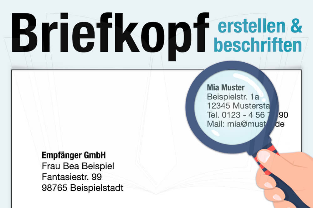 Briefkopf Vorlage Erstellen Beschriften Din5008 Regeln Tipps