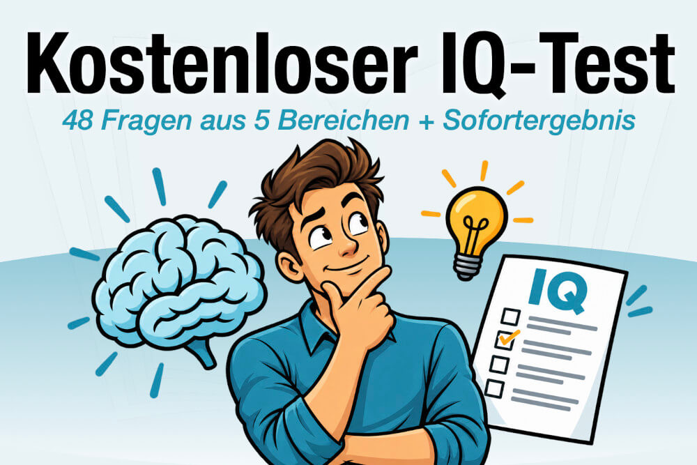 Iq Test Kostenlos Online 48 Fragen Sofort Auswertung Ergebnis