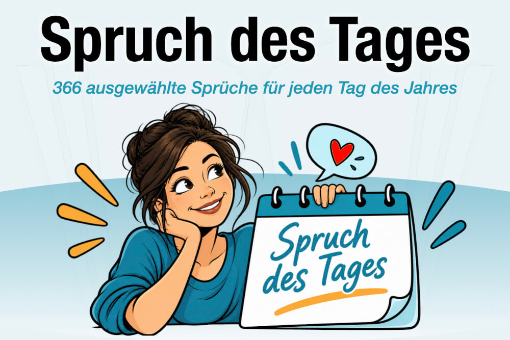 Spruch Des Tages Heute 366 Sprueche Fuer Jeden Tag