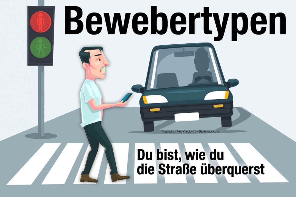 Bewerbertypen Bewerbung Test Strasse Ueberqueren