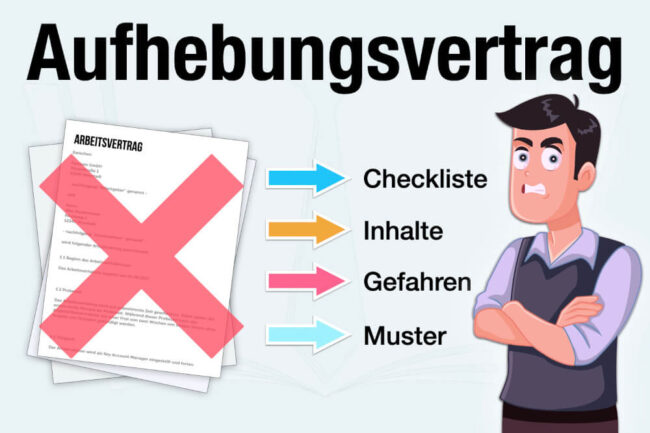 Aufhebungsvertrag: Wann sinnvoll? Muster + Abfindung