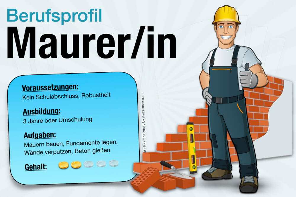 Beruf Maurer Ausbildung Gehalt Aufgaben Jobs Karriere
