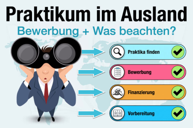 Praktikum im Ausland finden: Suche, Anbieter, Bewerbung