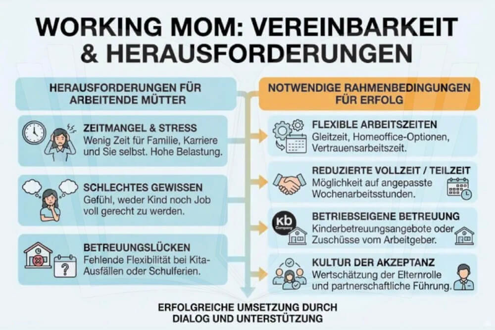 Working Mom Definition Bedeutung Herausforderung Tipps Studien