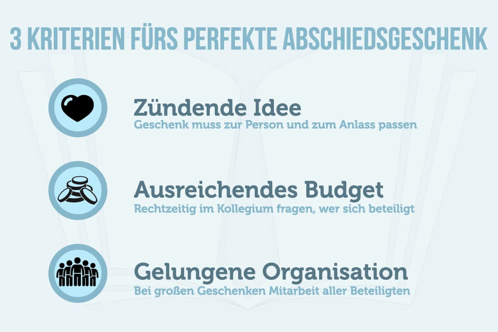 Perfektes Abschiedsgeschenk Ideen Kriterien
