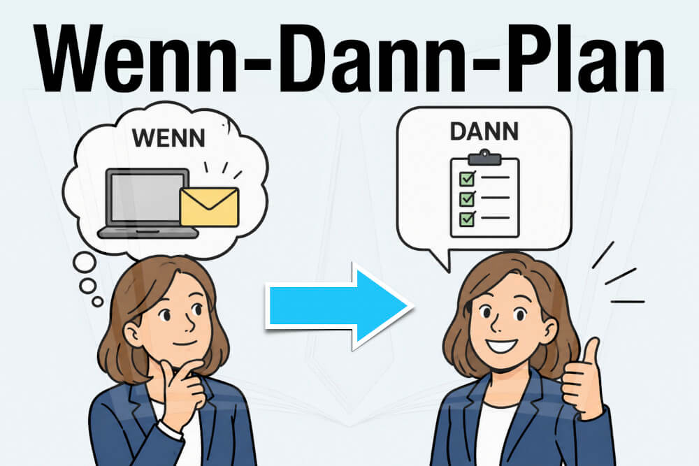 Wenn Dann Plan Bedeutung Definition Psychologie Technik Tipps