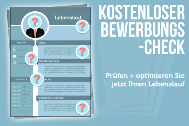 Kostenloser Bewerbungscheck