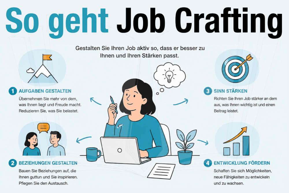 Job Crafting Definition Bedeutung Funktion Tipps